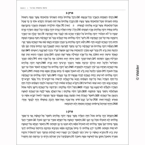 Sefer Bereishis for Shnayim Mikrah
