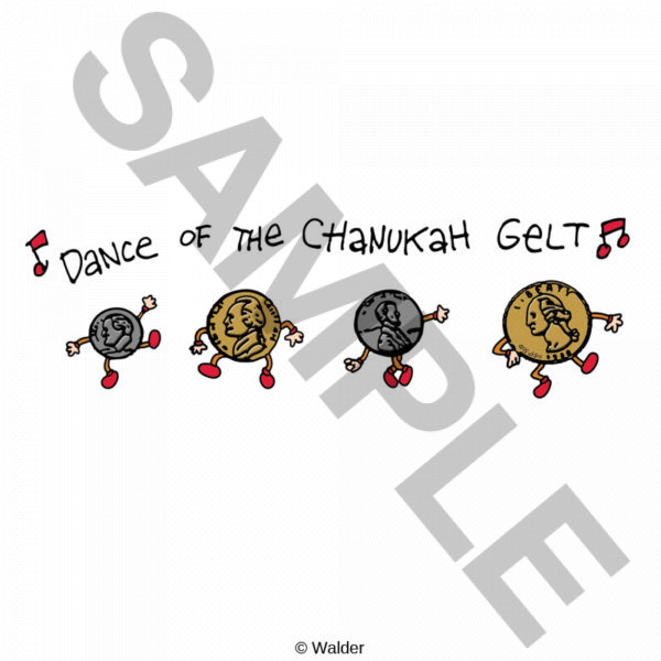 Dancing Chanukah Gelt