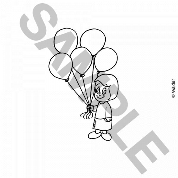 Holding Balloons