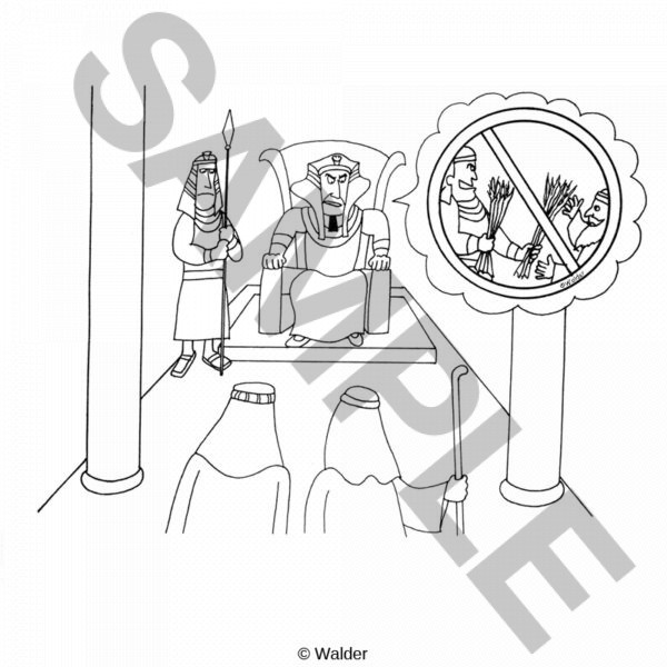 Exodus from Egypt: Pharaoh Denying Straw for Making Bricks