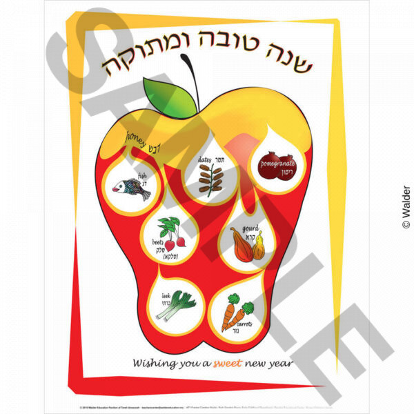 Apple in Honey Rosh Hashanah Poster